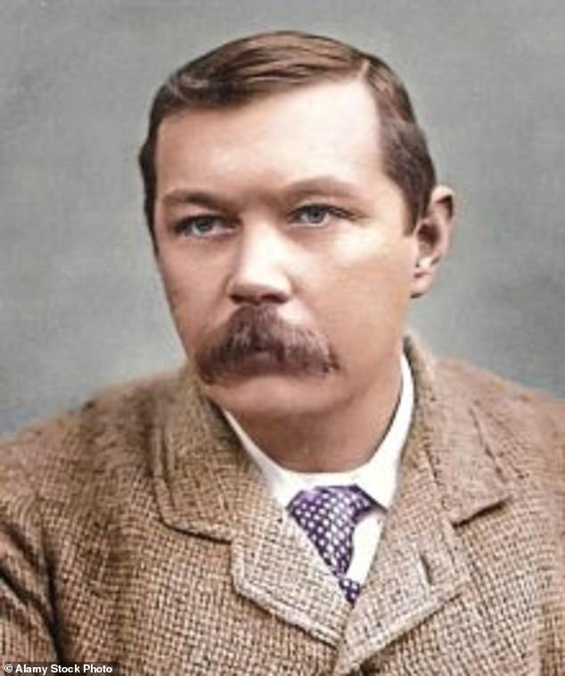 Ms Worsley added that Doyle would have 'hated the fact that today, 93 years after his death, his historical novels remain unread, while his 'cheap' – but beloved – detective lives forever on our screens'.  Pictured: Sir Arthur Conan Doyle, 1893