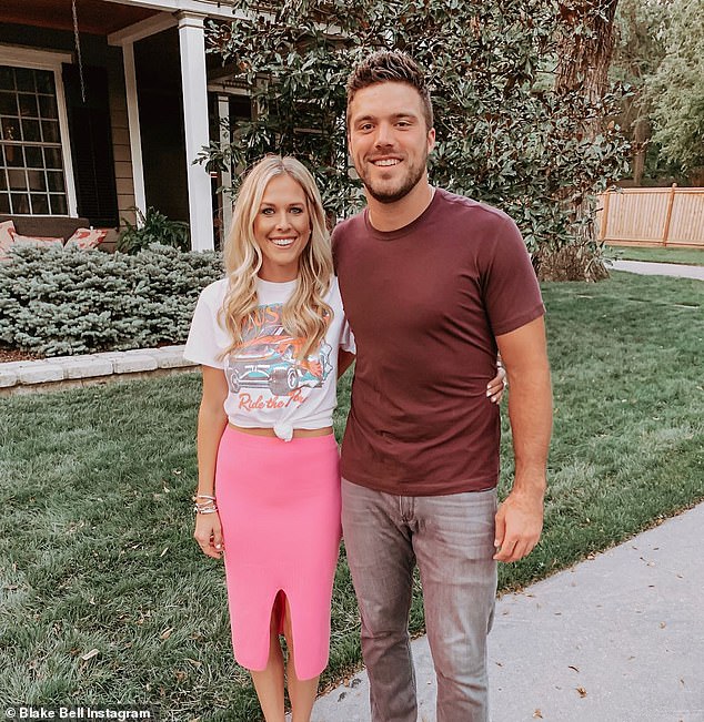 Lyndsay and Blake became parents to a daughter named Brinleigh last year in September 2022;  (seen in 2019)