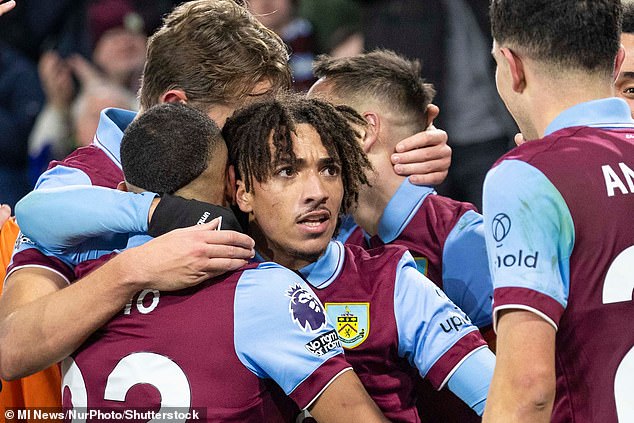 Koleosho got himself on the scoresheet during Burnley's 5-0 win over Sheffield United