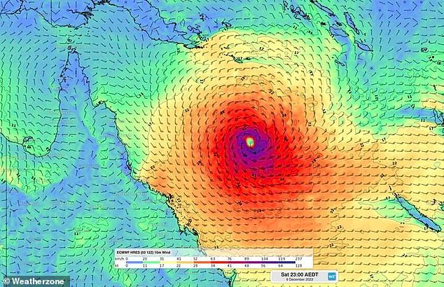 If it forms into a cyclone in Australian waters, it is called Cyclone Japser