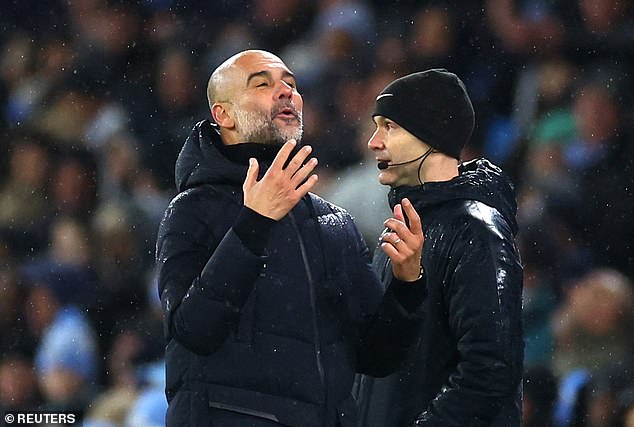 It comes after Pep Guardiola sarcastically hit out at the fourth official following Man City's draw against Tottenham