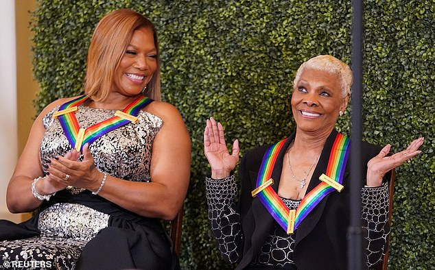 The winners include singer and actor Queen Latifah (left) and singer Dionne Warwick (right)