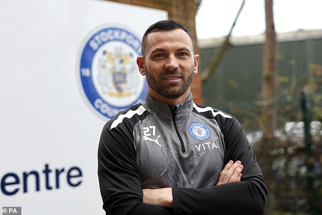 The 38-year-old is now assistant manager at Macclesfield following his retirement