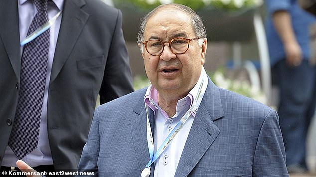 Former Arsenal shareholder Alisher Usmanov, 70, the 82nd richest man in the world, whose company also had links to Everton, saw his fortune rise to £15.98 billion, up from £1.47 billion