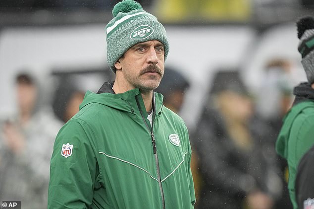 Aaron Rodgers is unlikely to return this season with the Jets missing out on the playoffs