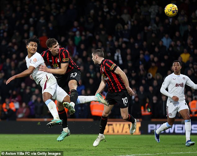 Ollie Watkins scored with a spectacular header to give Aston Villa a crucial point