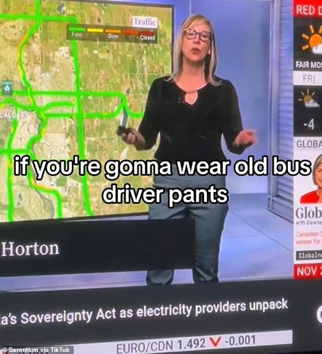 Canadian journalist berated viewers and demanded they 'think about the emails' [they] send” while sharing that she had to wear “bus driver pants.”