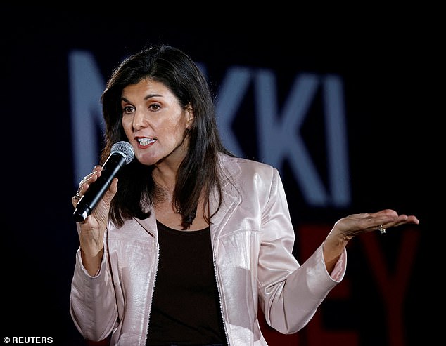 Nikki Haley, whose campaign has soared in recent weeks, is still battling for a distant second place in the polls, behind Trump