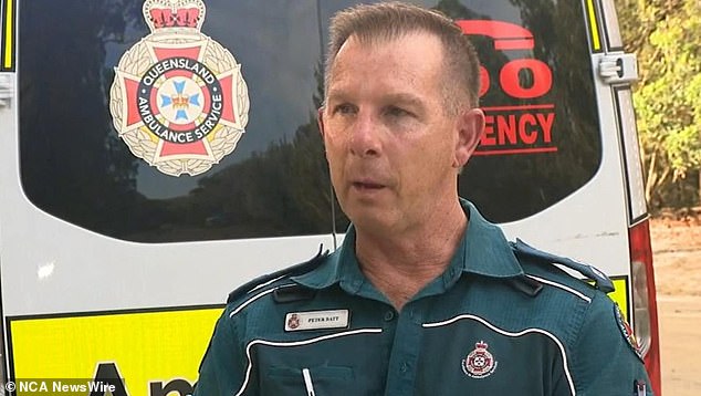 QAS paramedic Peter Batt attended the scene on Bribie Island on December 2