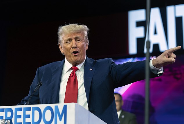 Former President Donald Trump made a number of second-term promises during his speech Saturday evening at the Faith & Freedom Coalition gala, including throwing a huge party to mark America's 250th birthday.