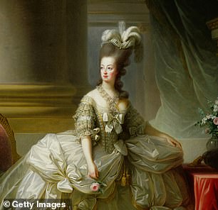 Commentators said she looked ready for Versailles, like the doomed Queen of France Marie Antoinette (pictured in portrait circa 1778)