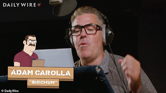 Comedian Adam Carolla has revived the character he based on his high school shop teacher