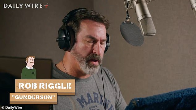 Rob Riggle plays the title character's army nemesis Gunderson