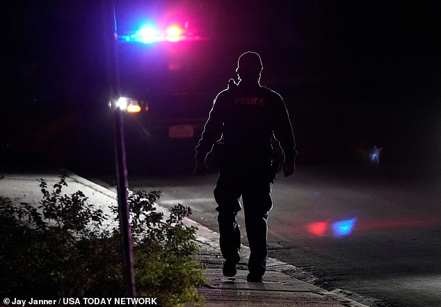 Later that day, around 7pm local time, police received reports of a burglary on the Austral Loop in the southwestern part of the city.