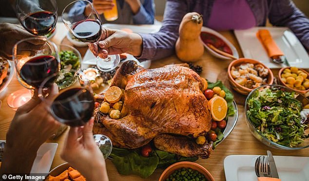 One in five of us will loosen our waistband at Christmas dinner (Stock Image)