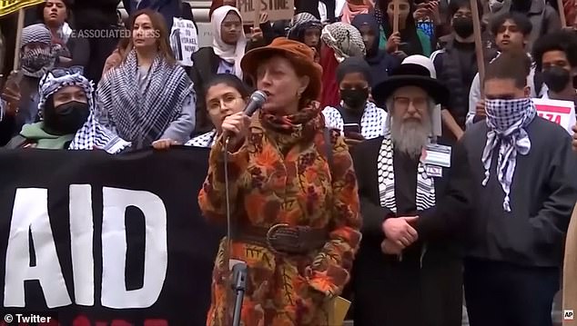 Sarandon was seen at a pro-Palestine rally in New York City last month.  She attended another this weekend, where she sang 