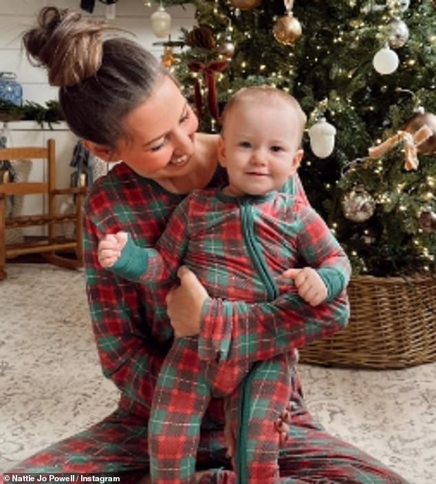 Mother-of-one muted the colors of Christmas decorations and claimed her 15-month-old daughter is 'a neutral girl at heart'