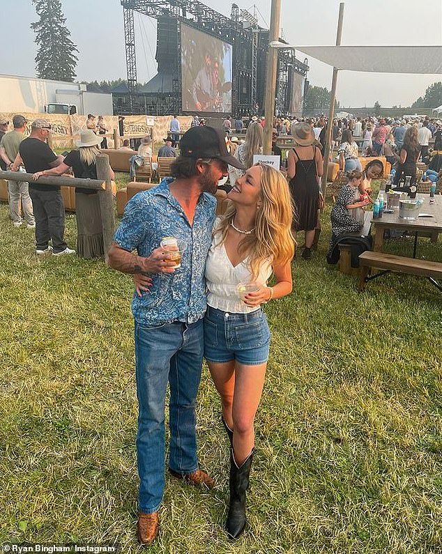 The couple has been posting loved-up photos since debuting their romance in April, and in July, Bingham shared a sweet photo of them gazing into each other's eyes while attending the Colter Wall concert.