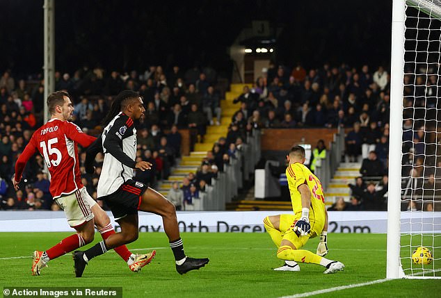 Iwobi set the Cottagers on their way by converting Willian's beautifully struck cross