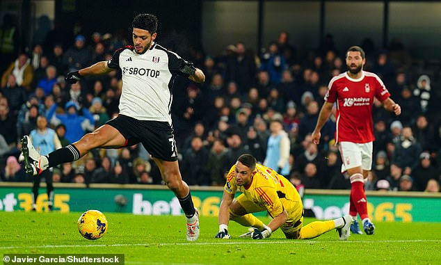 Jimenez rounded goalkeeper Odysseas Vlachodimos before scoring with a cheeky backheel