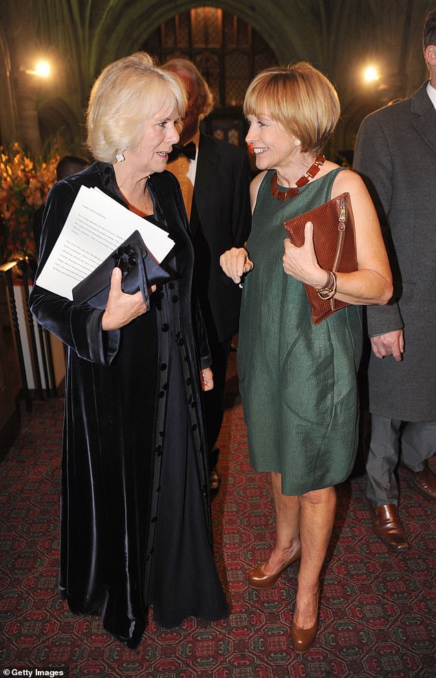 Camilla is pictured here talking to Anne at the 2013 Man Booker Prize for Fiction