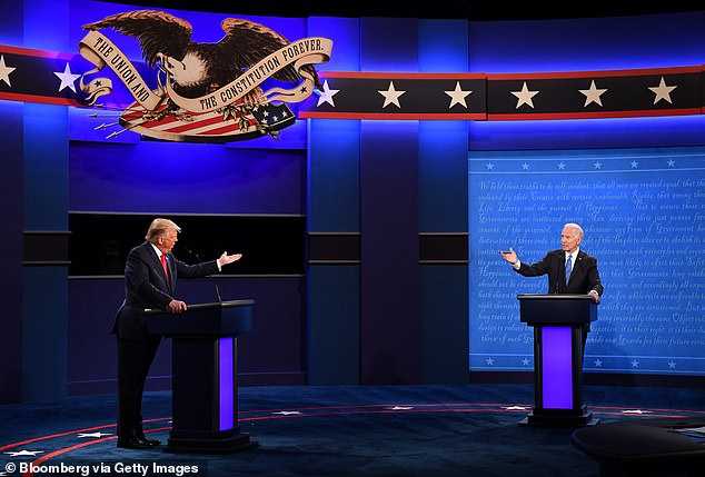 Former President Donald Trump (left) and President Joe Biden (right) shared the debate stage twice in 2020, with Trump withdrawing from the second general election when the Commission on Presidential Debates wanted them to take place virtually following his COVID case