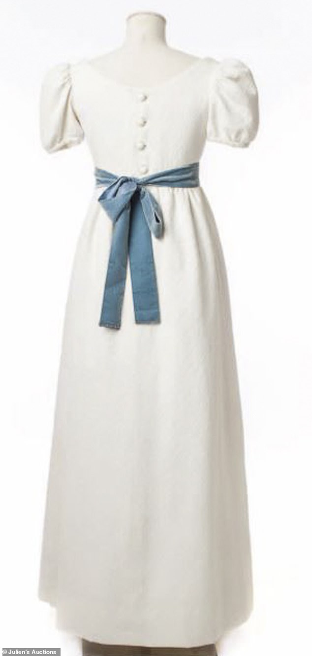 Audrey's dress: A Yves Saint Laurent Rive Gauche dress worn by Audrey Hepburn at her son Luca's baptism in 1970 will fetch between $10,000 and $20,000