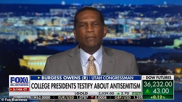 Burgess Owens blasted schools for 'indoctrinating our children with evil'