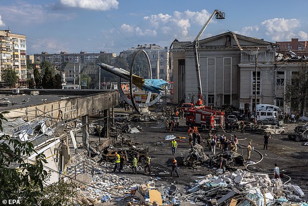 A Russian missile strike struck the city of Vinnytsia, in central Ukraine, in one of the deadliest attacks since the invasion