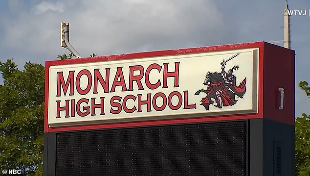 Alex Burgess is one of five employees at Monarch High School, including principal James Cecil, whose job is on the line after the student played on the female volleyball team