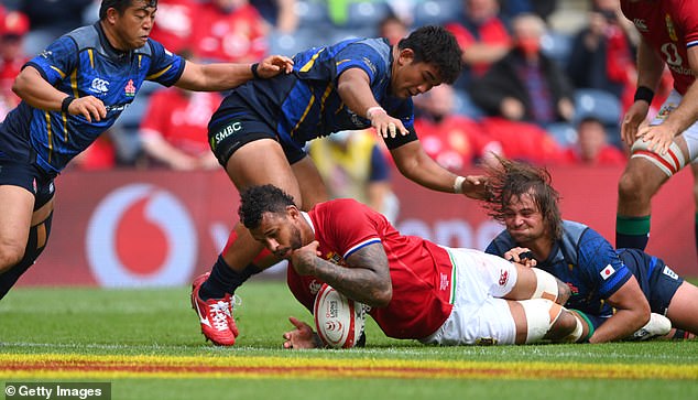 The Lions took on Japan at Murrayfield in Edinburgh ahead of their 2021 tour