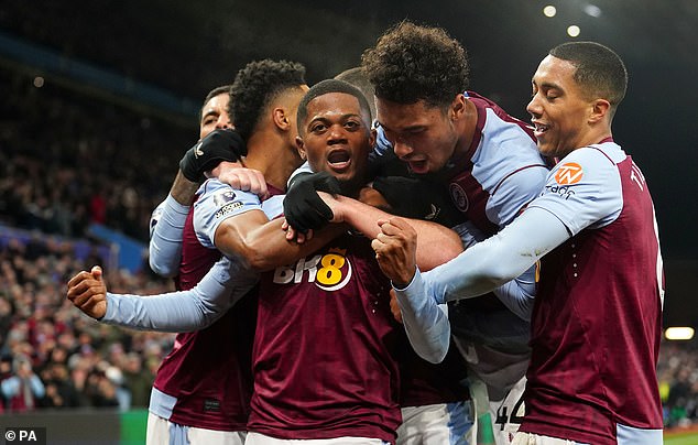 Leon Bailey's late goal sealed victory for Aston Villa against Manchester City on Wednesday