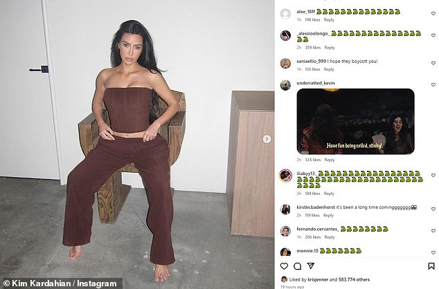 In the aftermath of the interview, numerous fans referenced her feud with Taylor by posting the infamous snake emoji in the comments section.