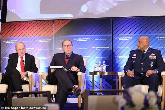 Aspen Security Forum in DC panel with General Anthony Cotton, Commander of US Strategic Command and Senator Jim Risch, US Senator for Idaho