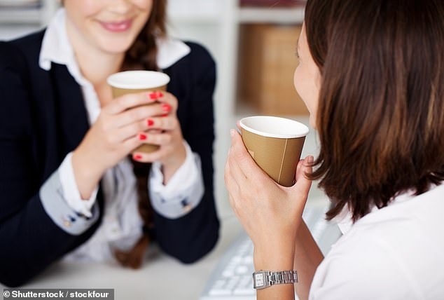 Meet someone you know over a cup of coffee to network and discuss possible business opportunities