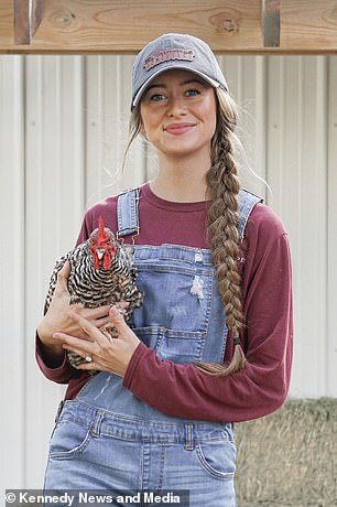 Mikayla's 'typical day' revolves around getting up 'fairly early' and taking care of the farm and their animals