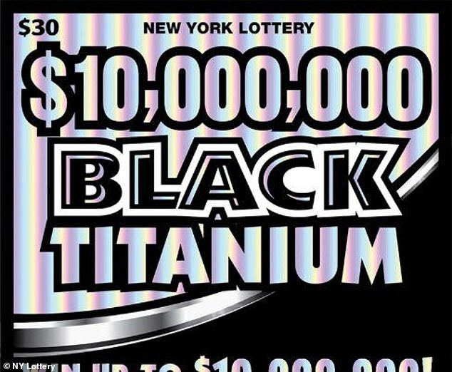 He won the top prize with the New York Lottery's Black Titanium game.  So far, nine top prizes have been awarded and only one remains