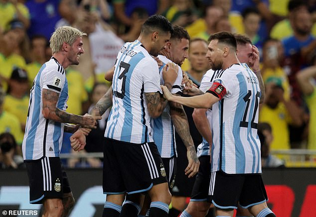 Messi and Argentina will face Peru, Chile and a North American team in the group stage