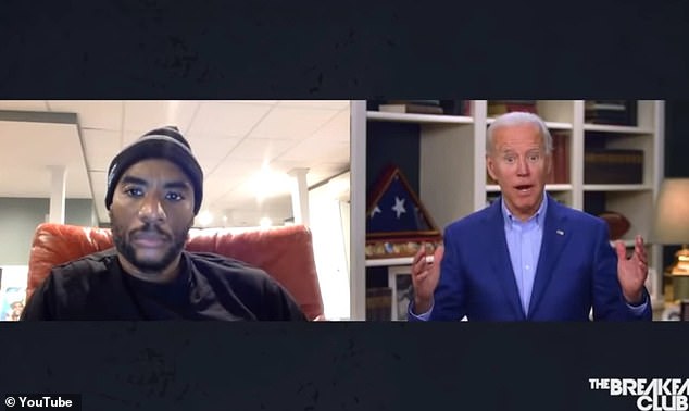 In a 2020 interview on The Breakfast Club, then-candidate Joe Biden told Charlamagne that God 