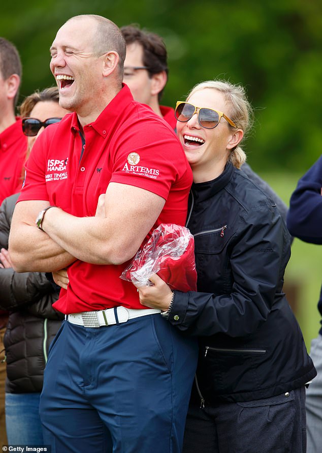 Mike and Zara Tindall share a boisterous sense of humor, as seen here at a celebrity golf event in 2015