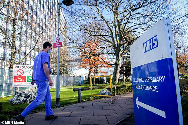 Hull Royal Infirmary (pictured) said last month it was temporarily closing parts of the hospital where a norovirus outbreak had occurred, most of which were elderly wards, meaning they are closed to visitors