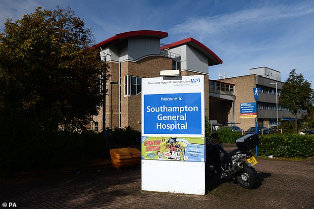 Meanwhile, Southampton General Hospital was forced to close a ward last week due to norovirus