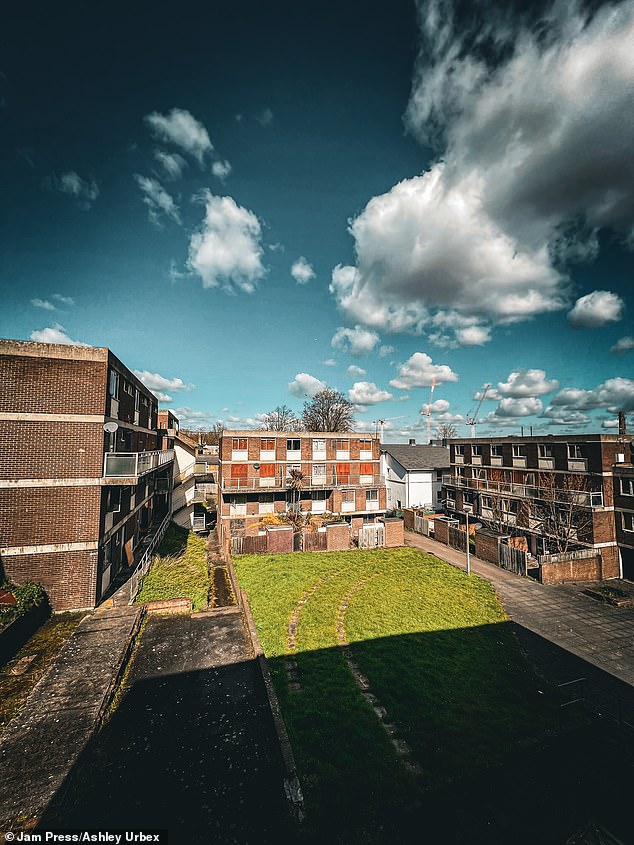 Maryon Grove Estate has since been demolished due to safety concerns for local people