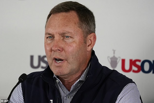 The USGA (photo: CEO Mike Whan) estimates that the longest-hitting pros will lose 13 to 15 yards