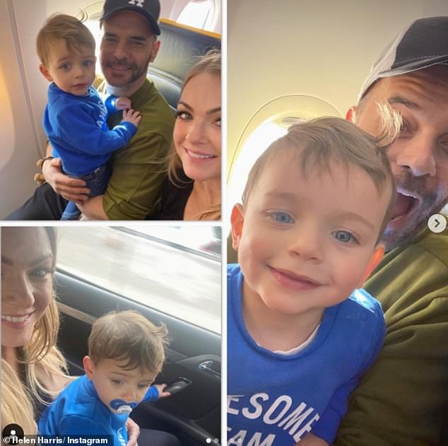 Earlier this year, Michael was a doting dad through and through as he enjoyed a family holiday with his partner Hele and their son Gianluca, two