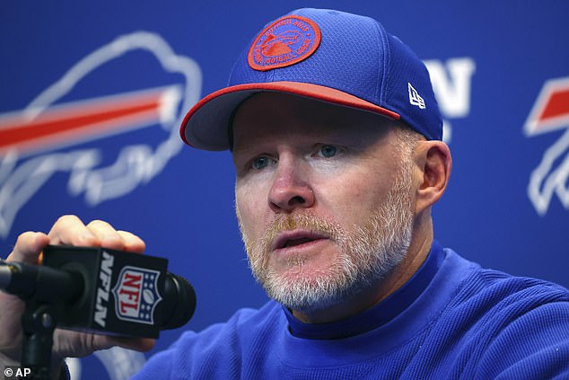 Head coach Sean McDermott insisted Miller was 'ready to go from a football standpoint'