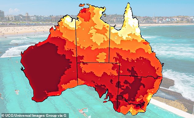 Heatwave warnings are in force in most parts of the country as Australia prepares for a wild weekend of weather