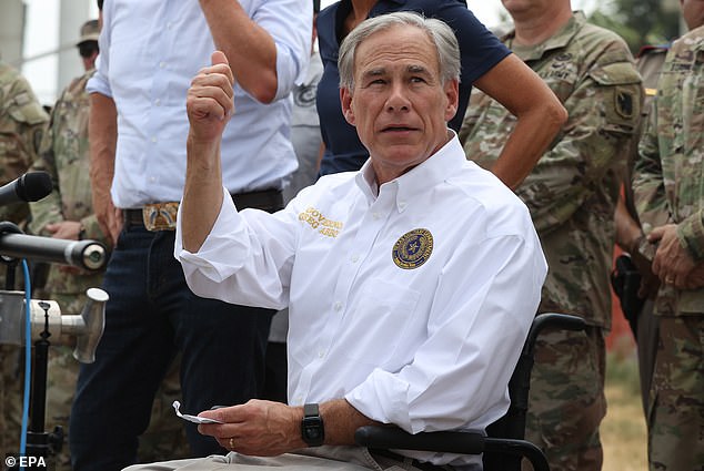 Brint said, “I have a criminal background.  I told Governor Abbott (pictured) on Twitter that I would eat his heart and it provoked a big reaction.