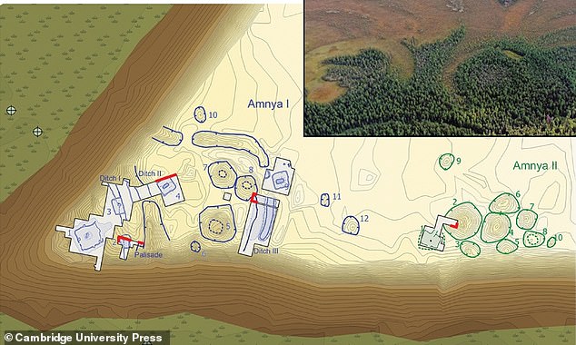Two sites have been discovered revealing a settlement surrounded by fortifications and a separate, unprotected habitation site.