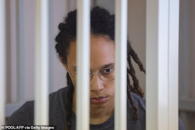 Griner was sentenced to nine years in prison in Russia for drug smuggling after he was found with a vape cartridge containing less than a gram of hash oil upon entering the country.